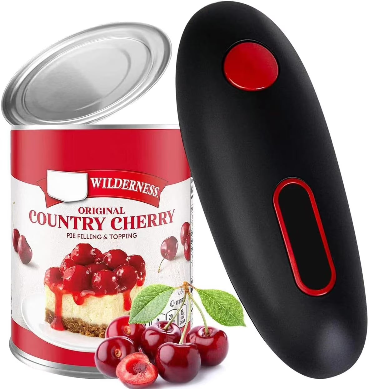 Electric Can Opener, No Sharp Edge Can Opener, One-Touch Electric Can Opener with Auto Shut, Kitchen Gadgets for Seniors, Arthritis